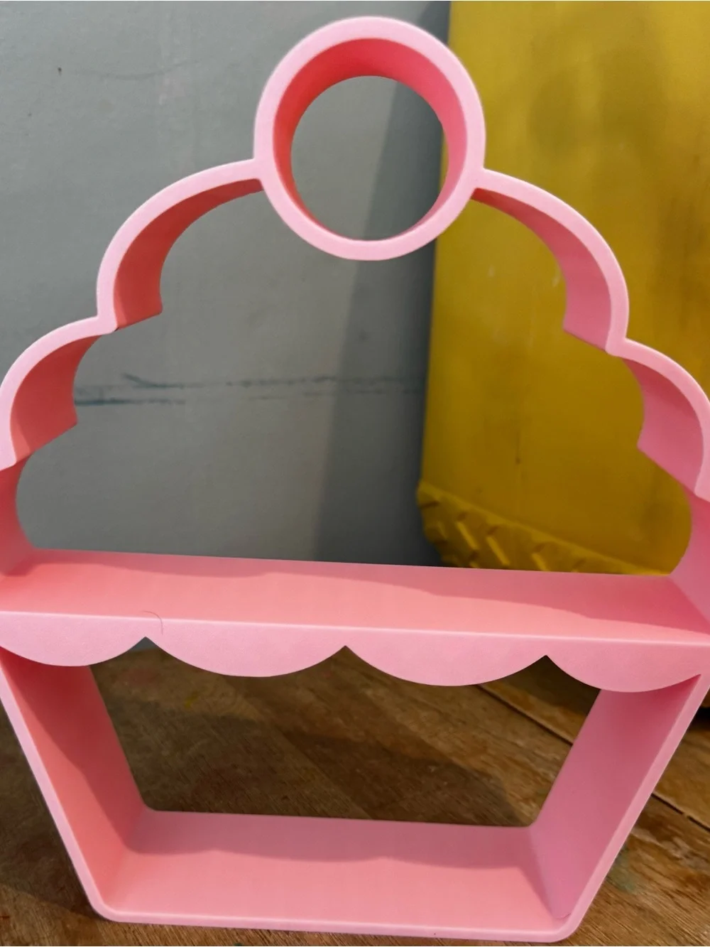 Pink Cupcake-Shaped Display Tabletop shelf- new!